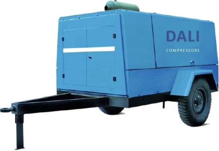 Передвижной дизельный компрессор Dali DLCY-15/15F-C
